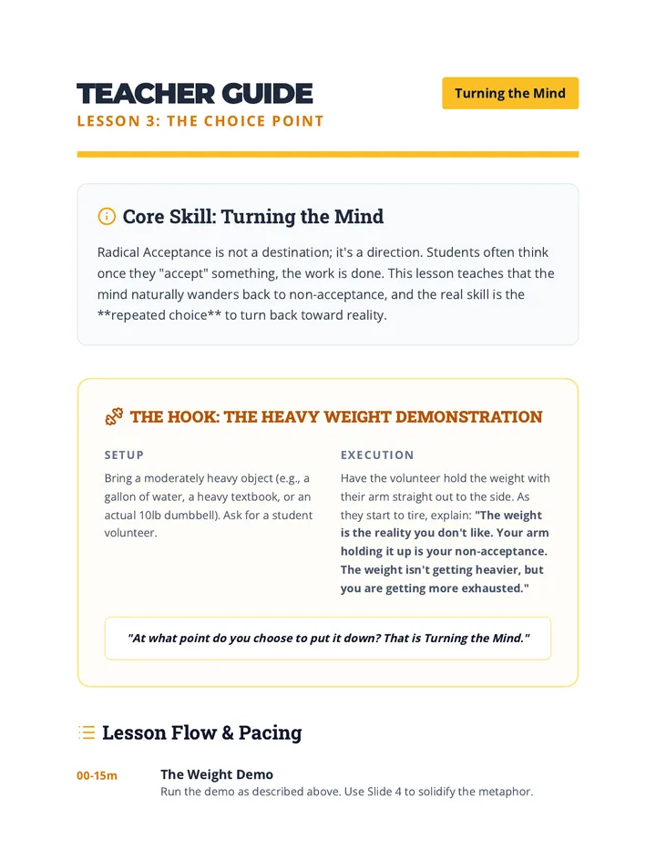 Choice Point Teacher Guide