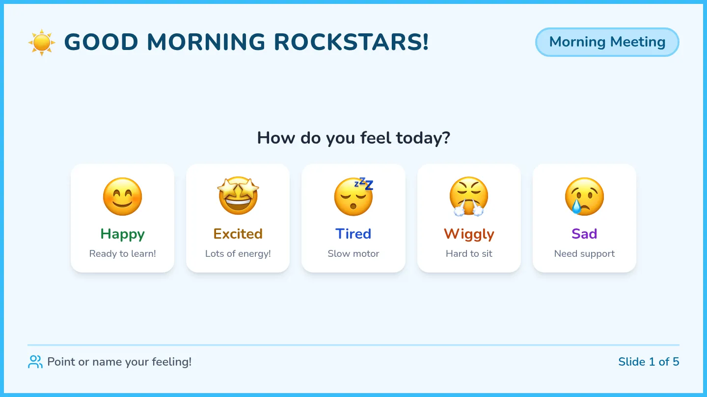 Morning Meeting Slides