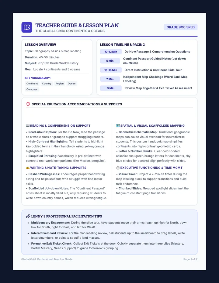 Global Grid Teacher Guide