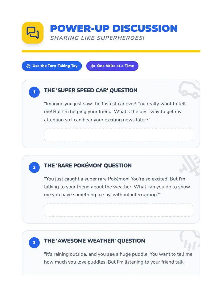 Attention Discussion Guide