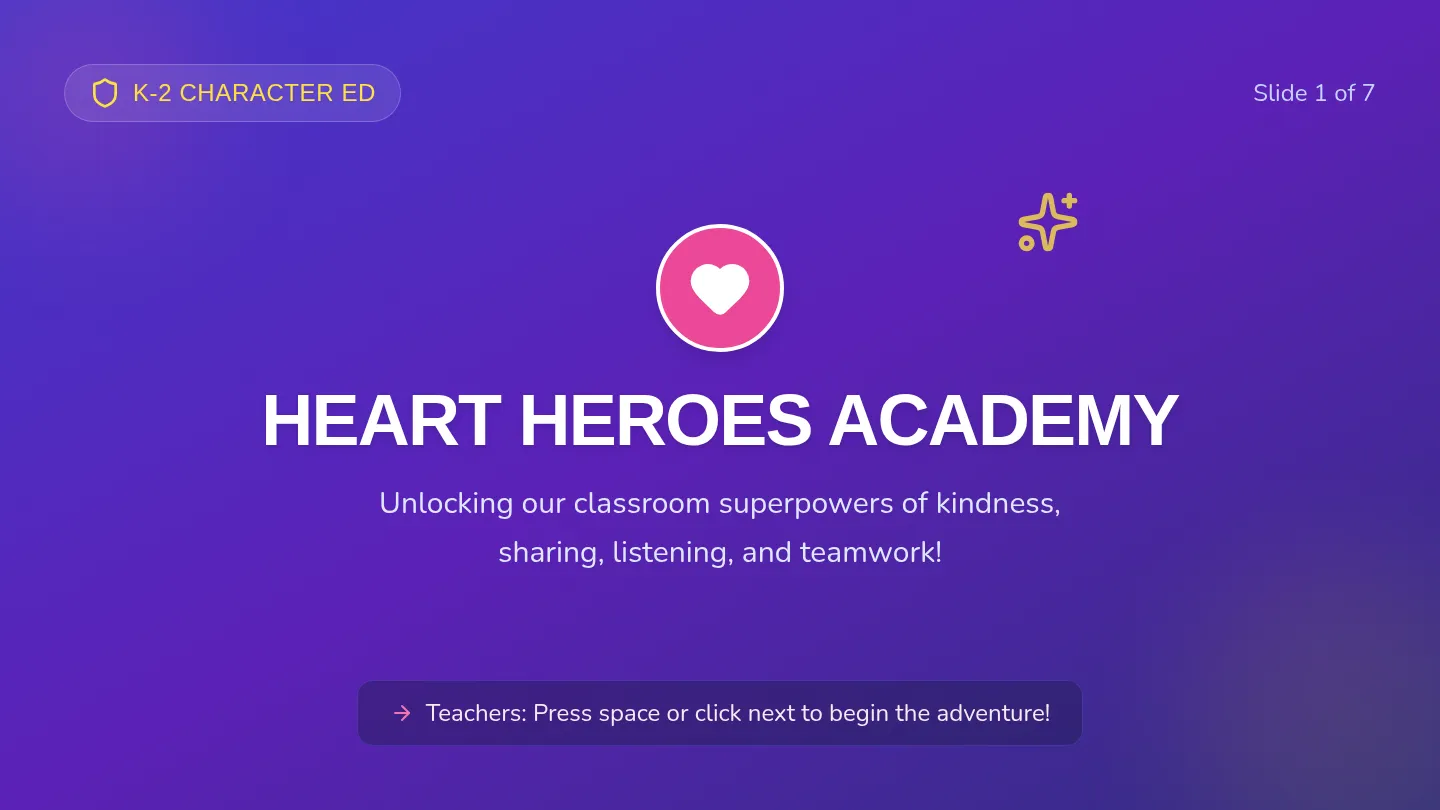 Heart Heroes Slides