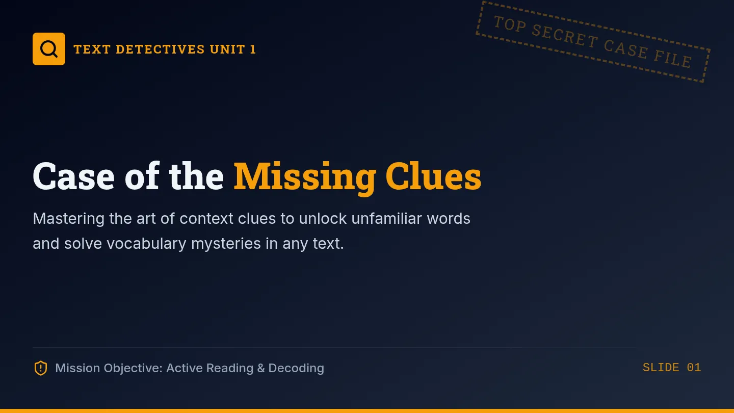 Investigator Slides