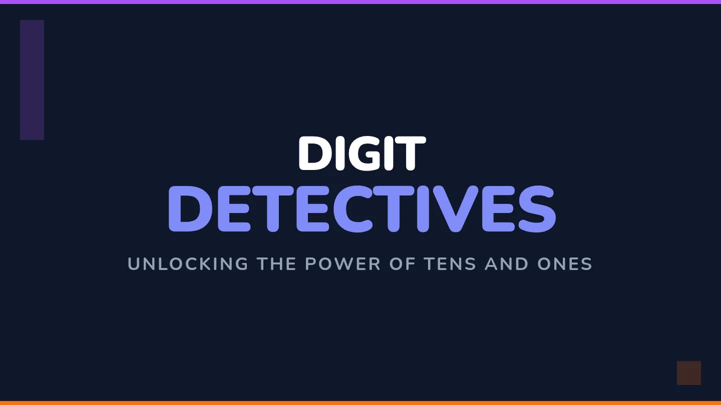Digit Detectives Slides