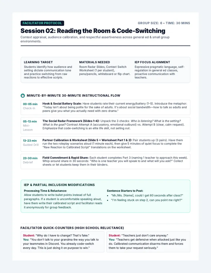 Reading Room Facilitator Guide