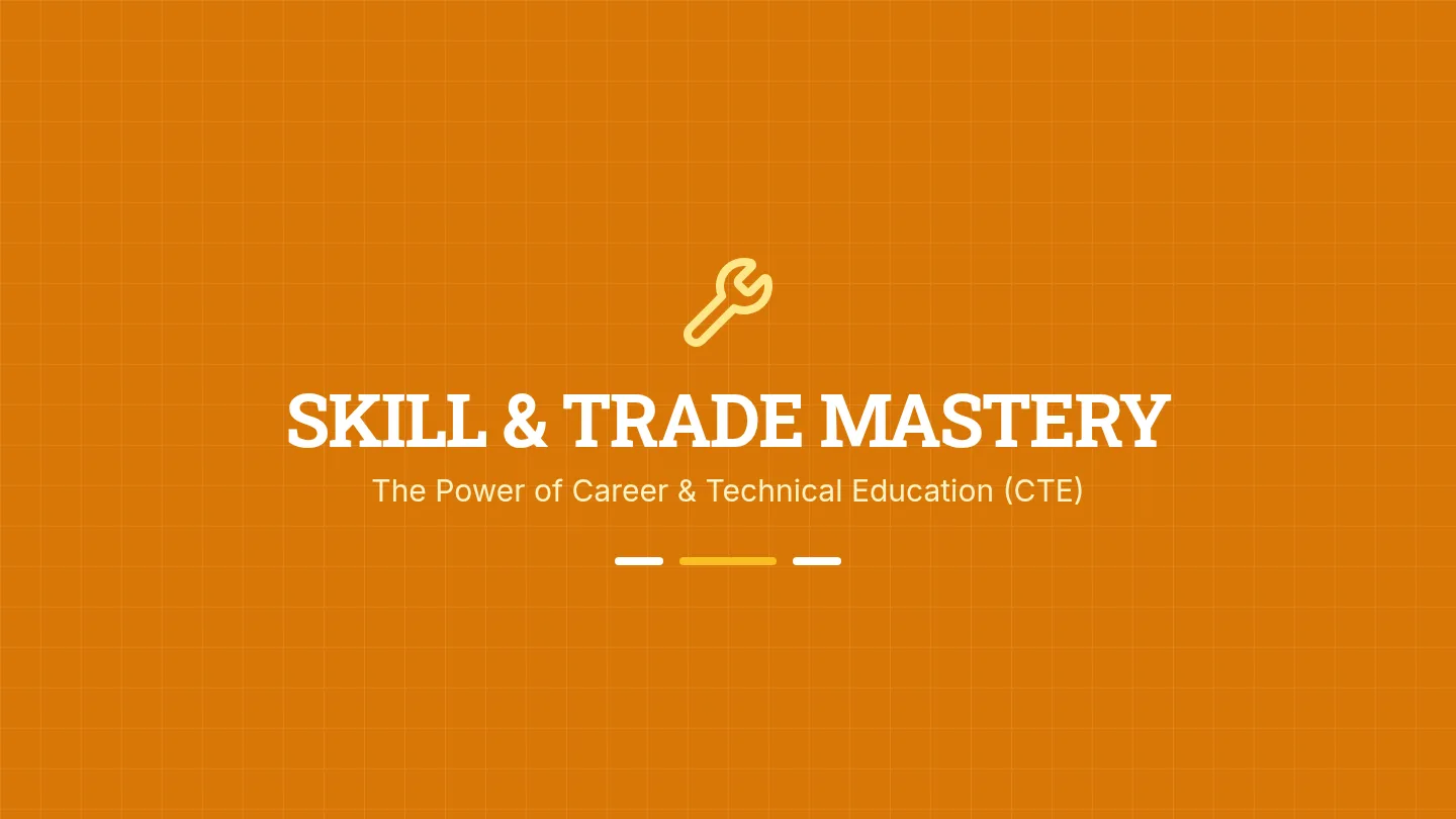 Trade School Success Slides