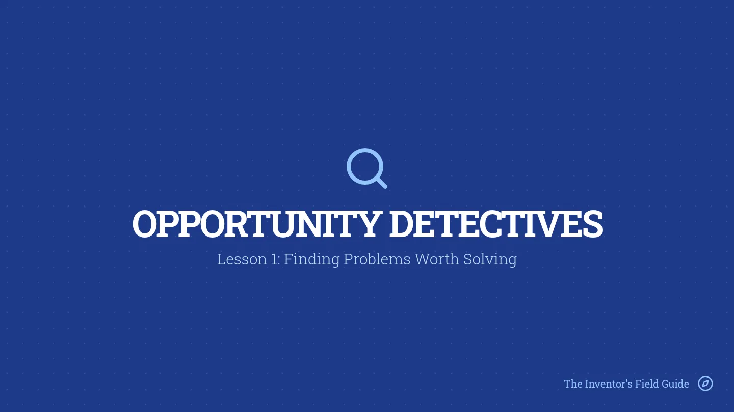 Opportunity Detectives Slides