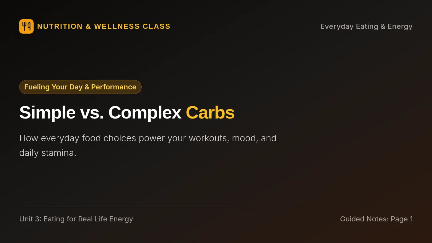 Carb Fuel Slides