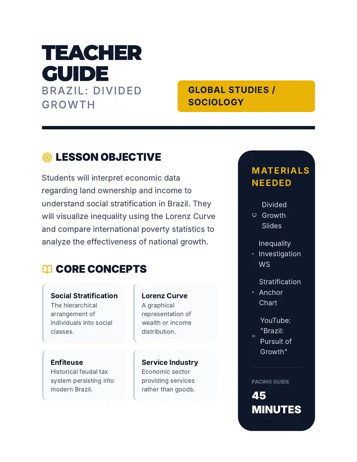 Teacher Guide Wealth Gap