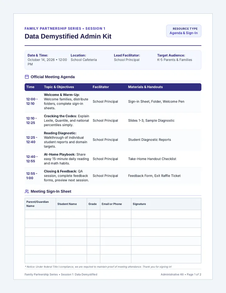 Data Demystified Admin Kit