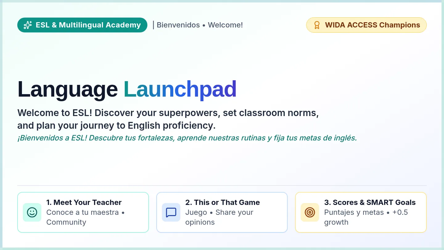 Language Launchpad Presentation Slides