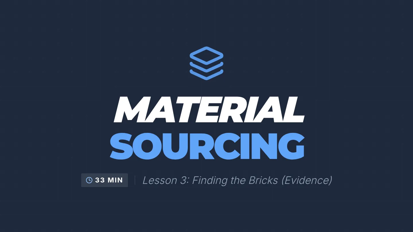 Lesson 3 Material Sourcing Slides Revised