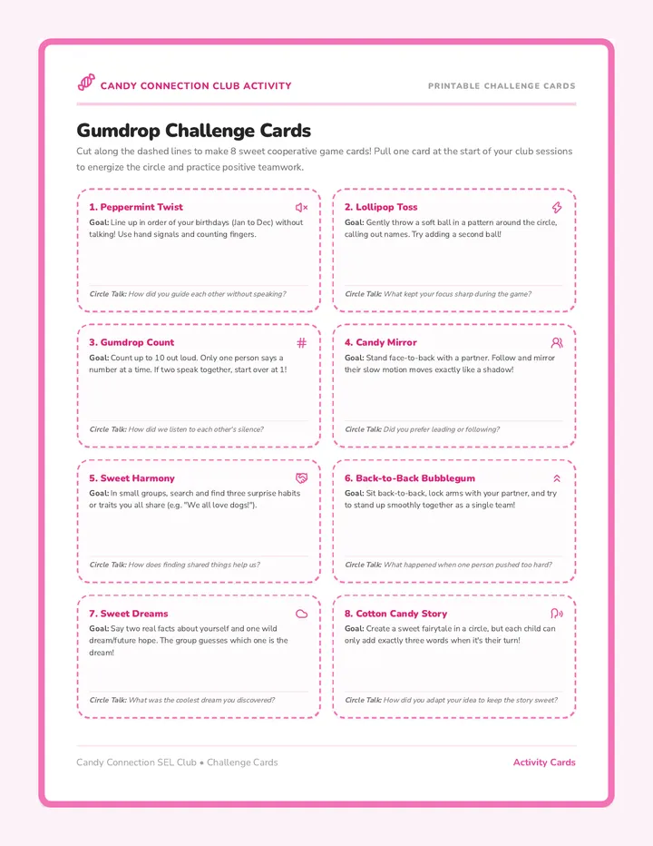 Icebreaker Challenge Cards