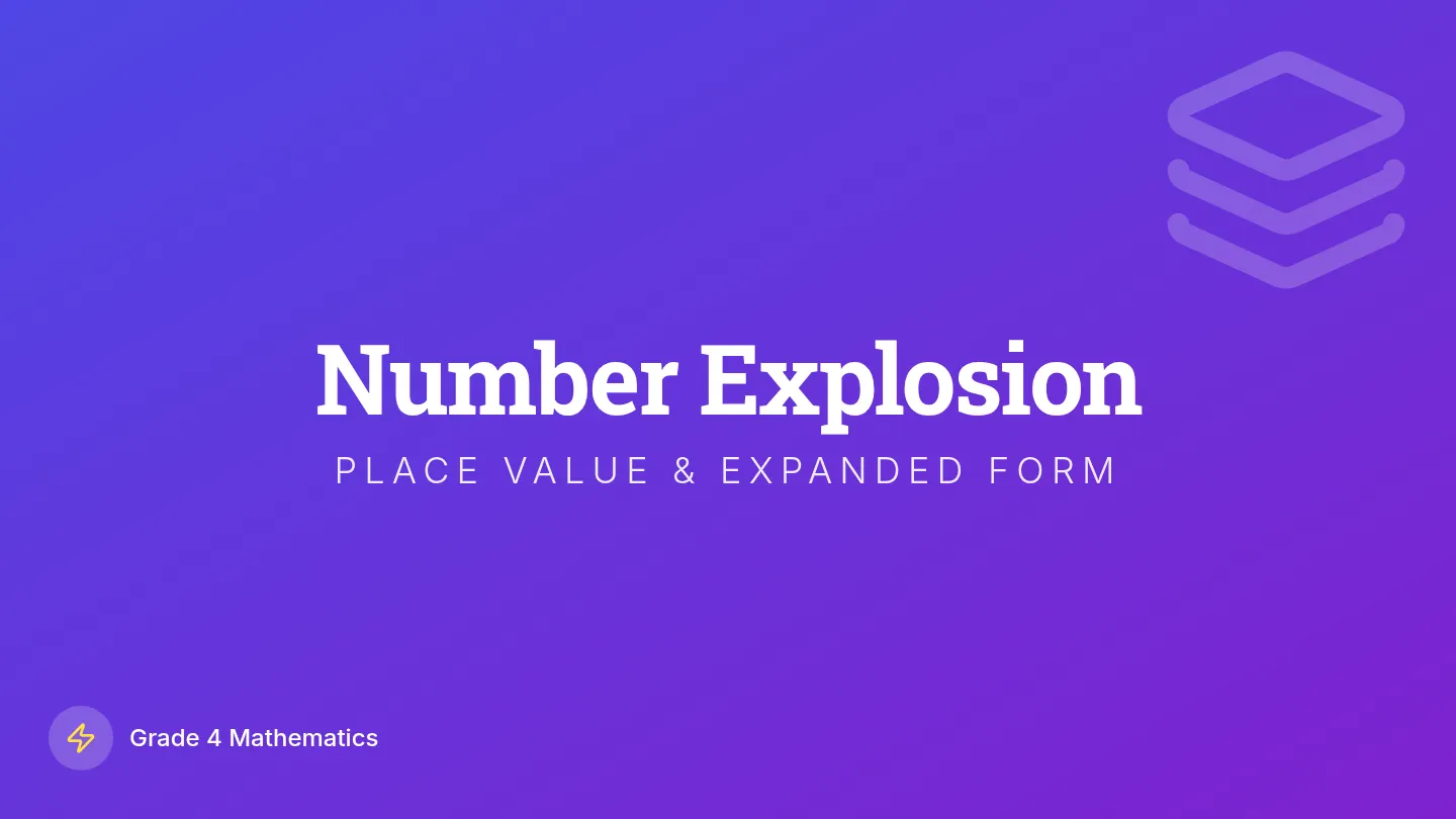 Number Explosion Slides