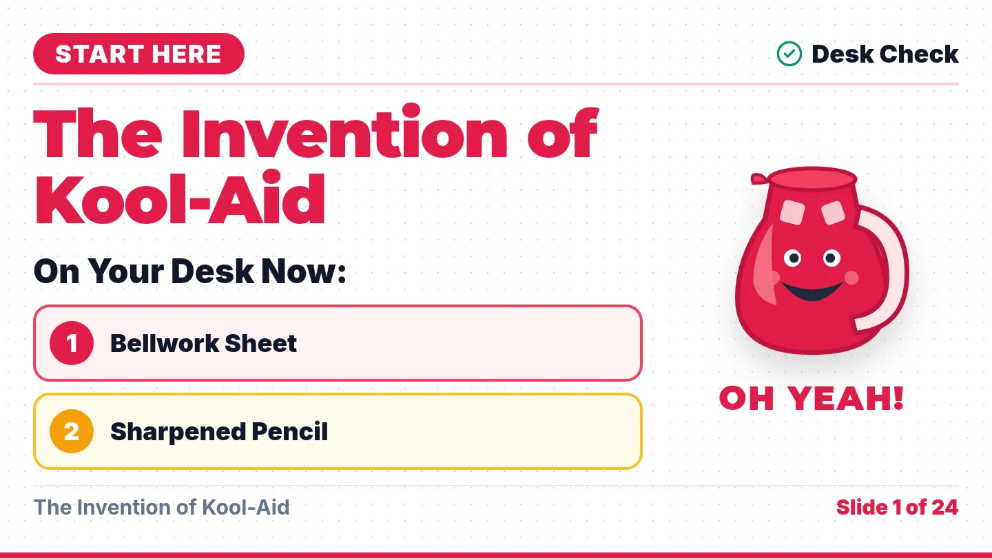 Invention of Kool-Aid Slides