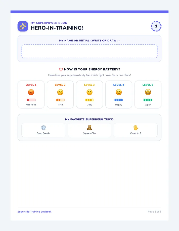 Hero Training Logbook