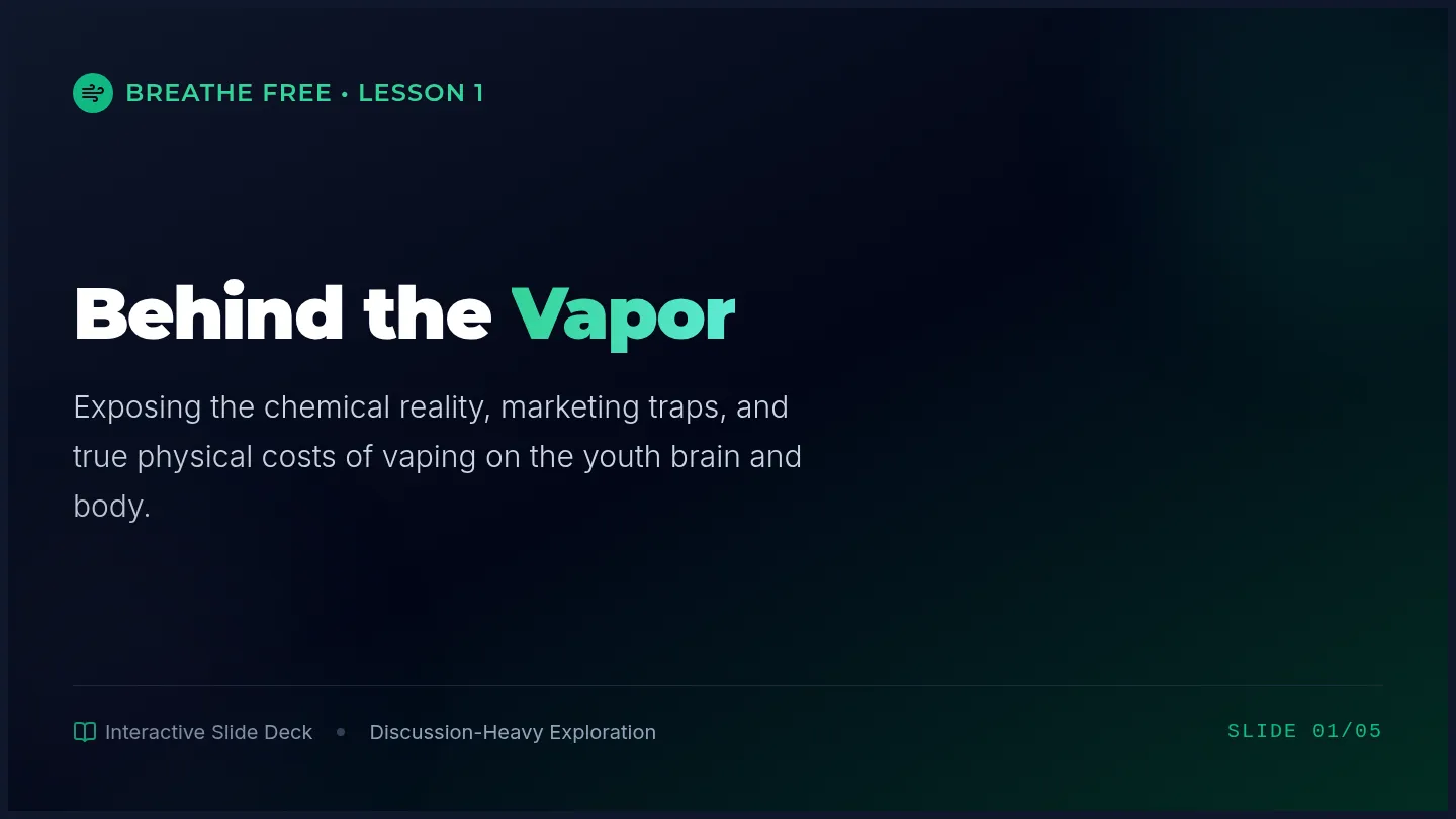 Behind the Vapor Slides