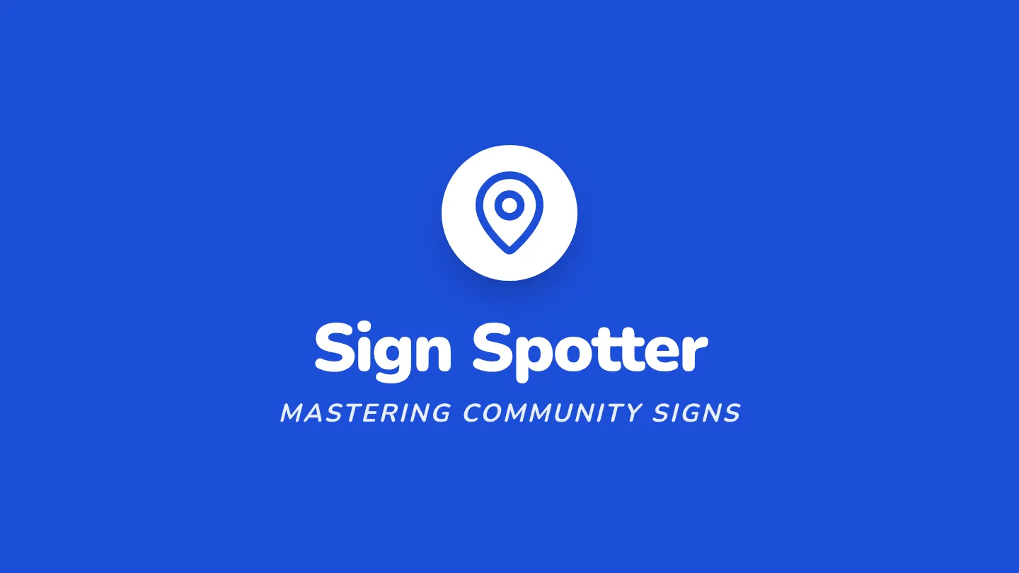 Sign Spotter Slides