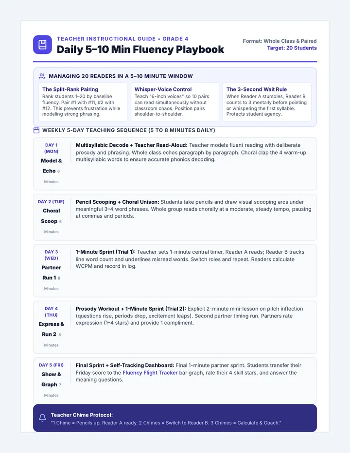 Fluency Launch Routine Guide