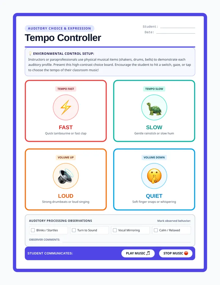 Music Tempo Controller