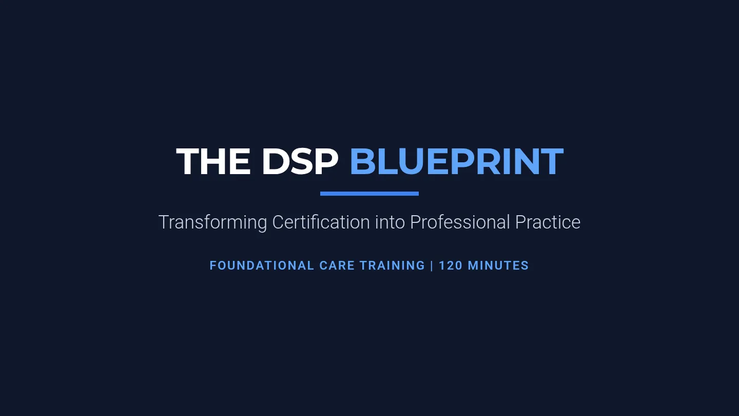 DSP Blueprint Slides