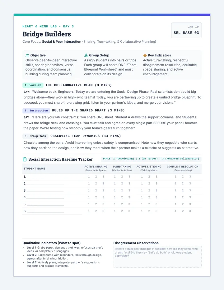 Bridge Builders Teacher Guide