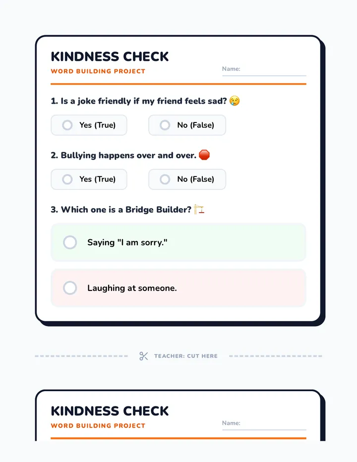 Kindness Checkup Quiz