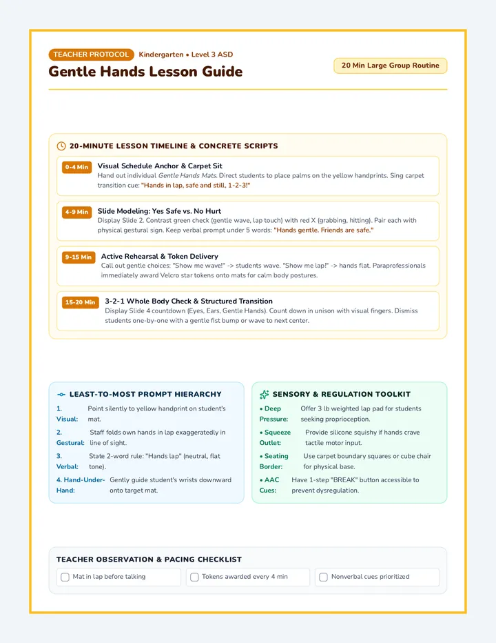 Gentle Hands Teacher Guide