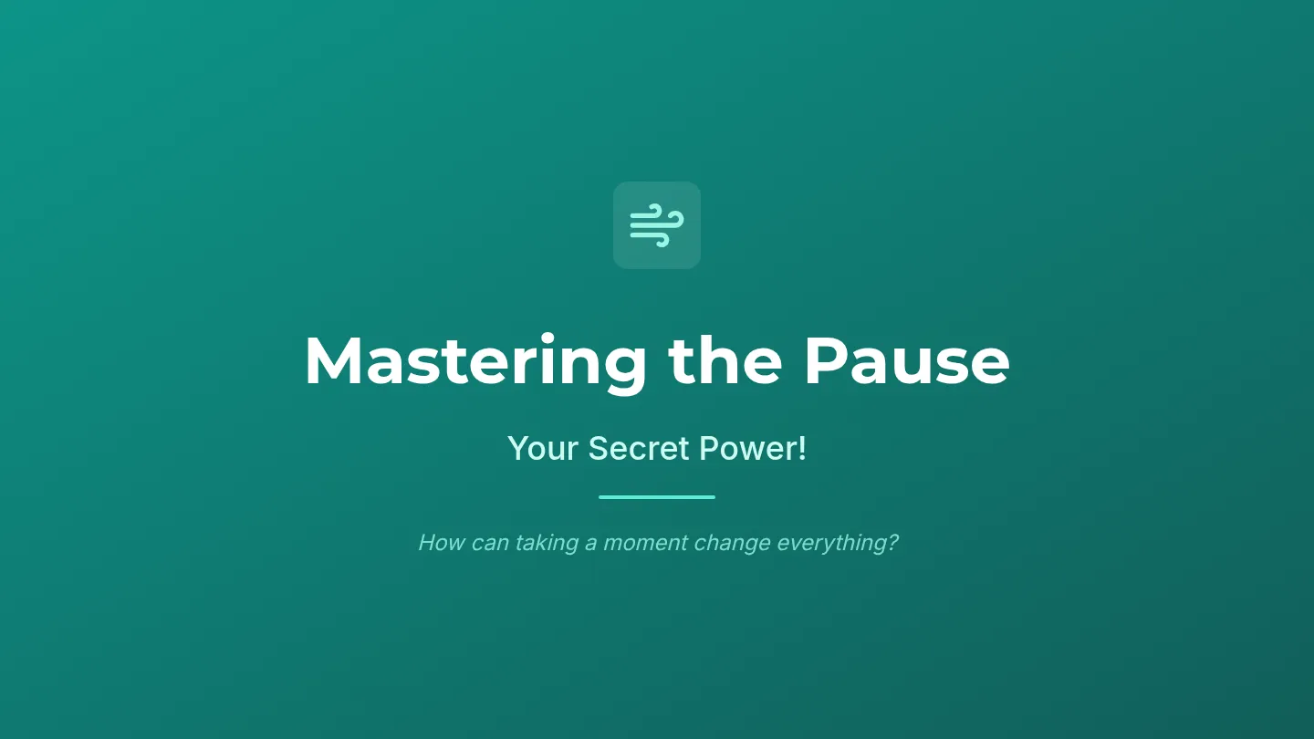 The Power of Pausing Slides