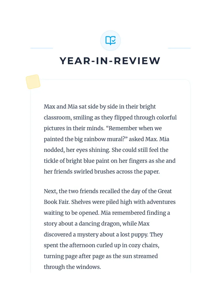Year-in-Review Story