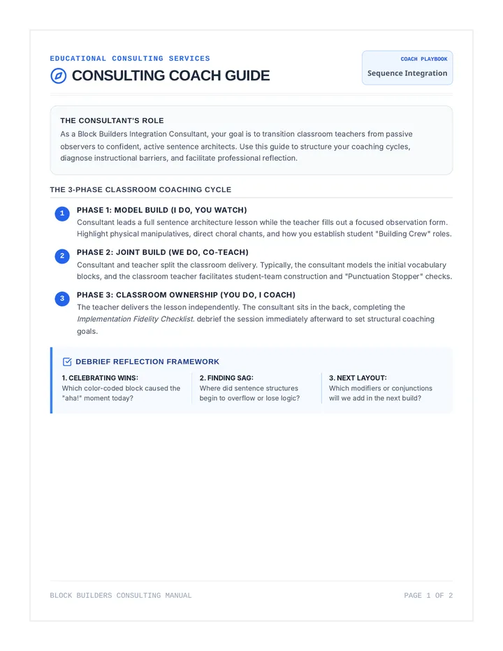 Consulting Coach Guide