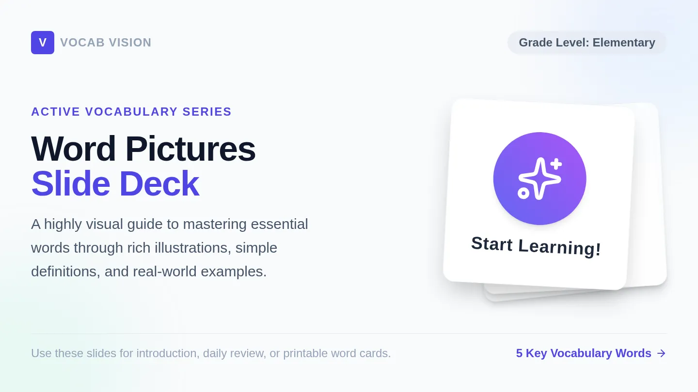 Word Picture Slides