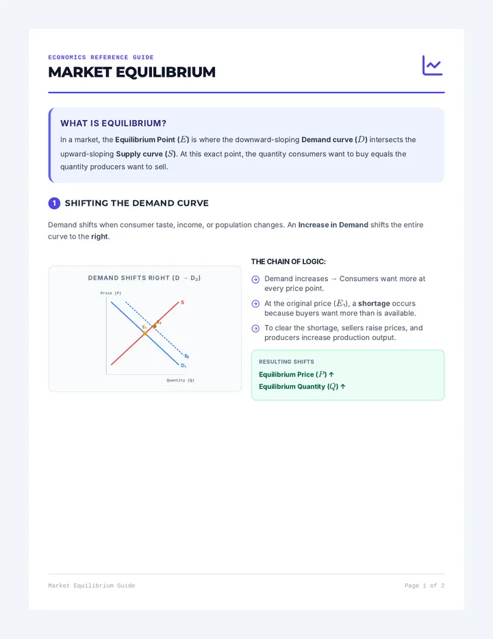 Market Equilibrium Guide
