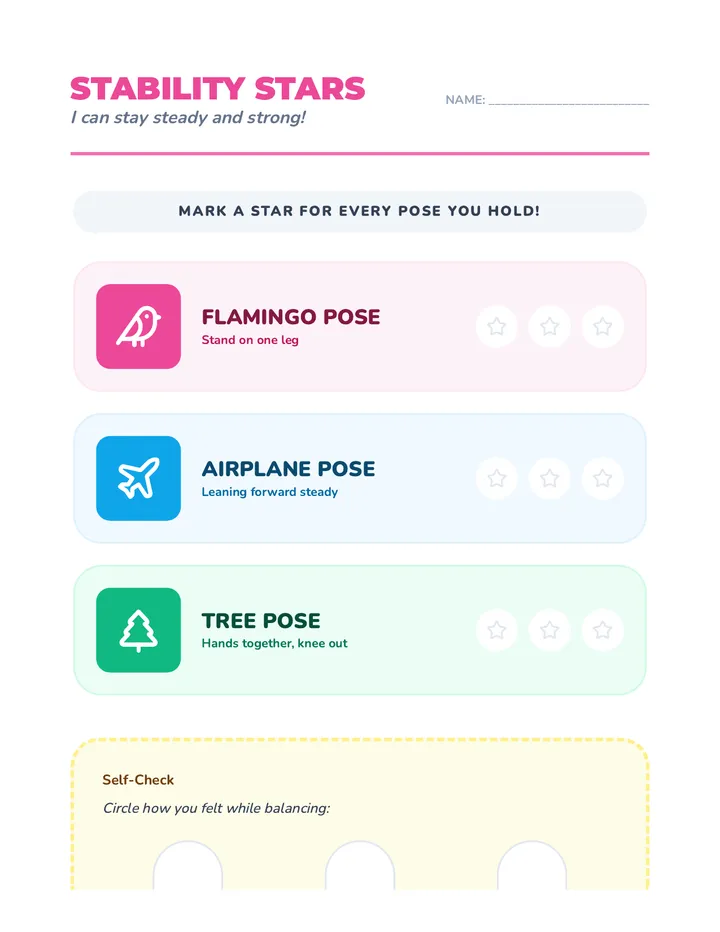 Stability Stars Chart