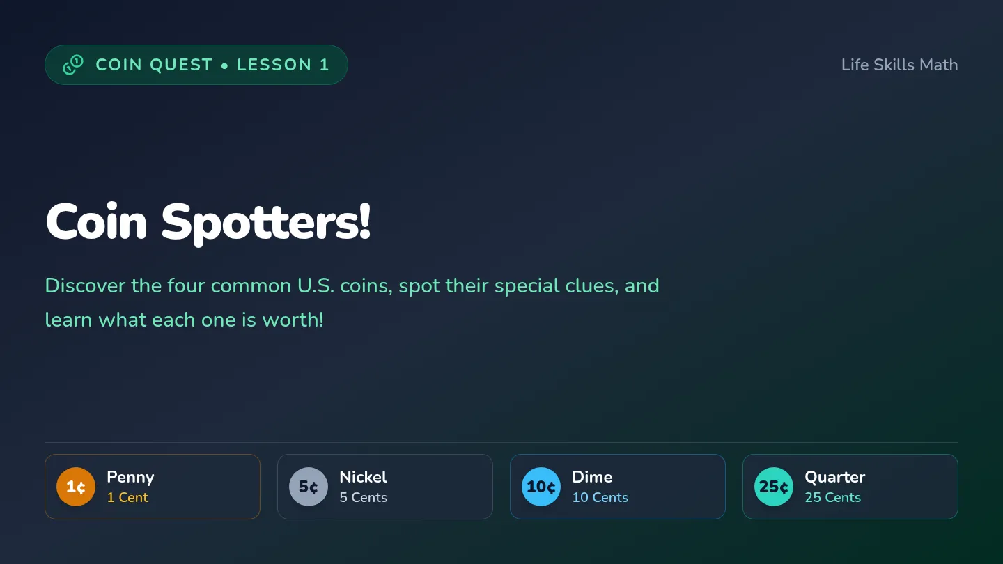 Coin Spotters Slides