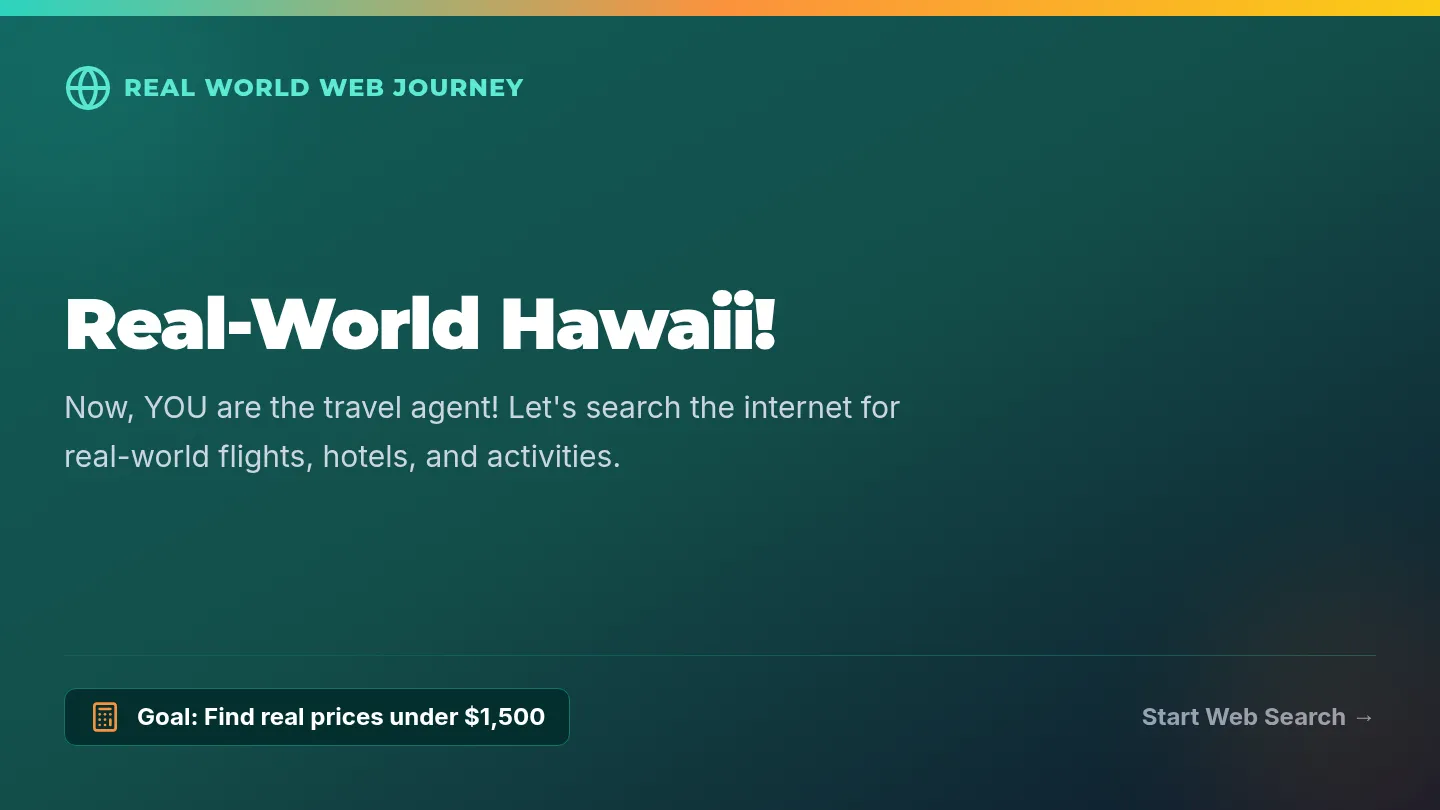 Real World Hawaii Slides