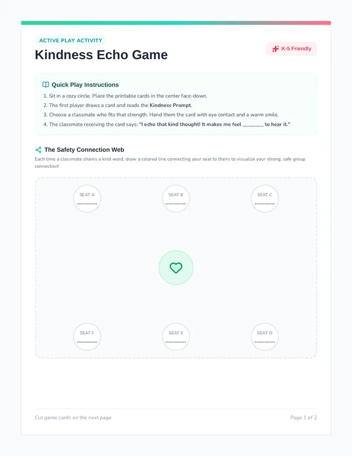 Kindness Echo Game