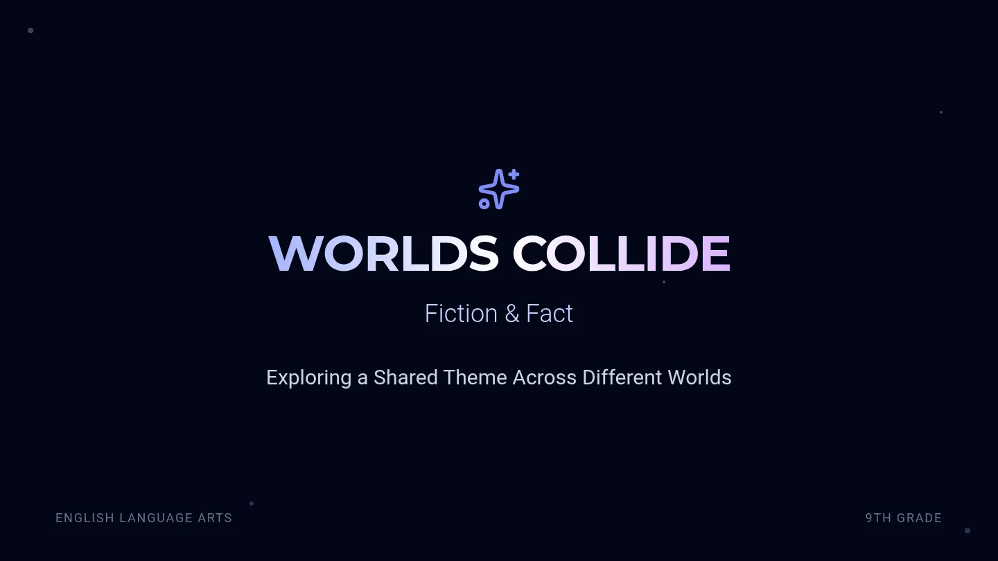 Worlds Collide Slide Deck Presentation