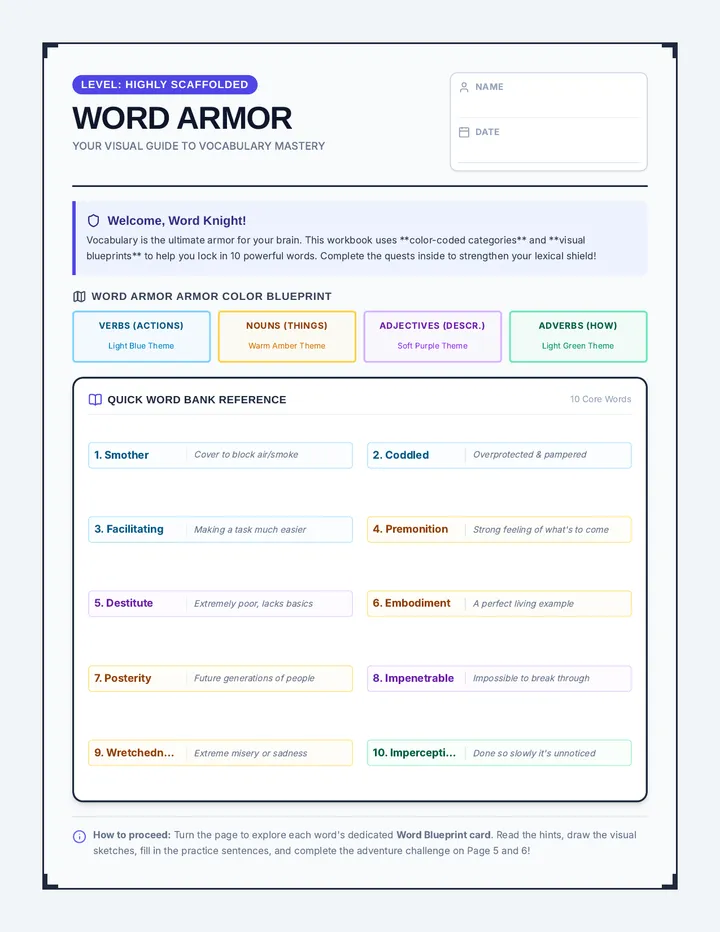 Word Armor Workbook