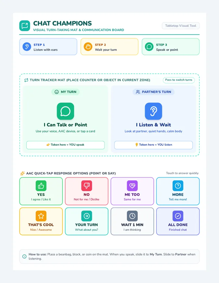 Chat Champions Conversation Cards