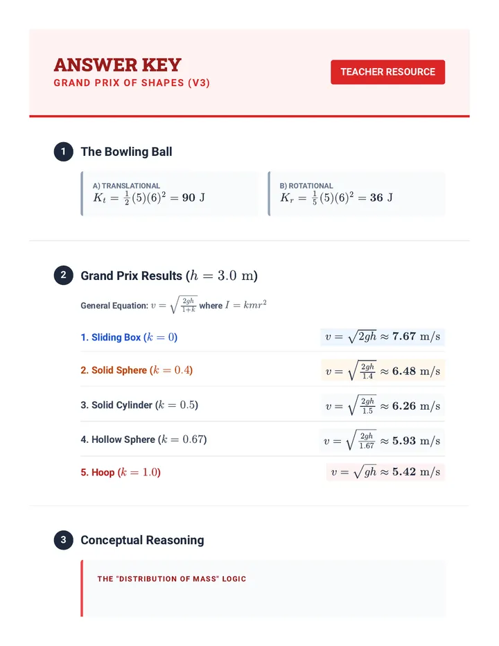 Motion Math Answer Key Updated