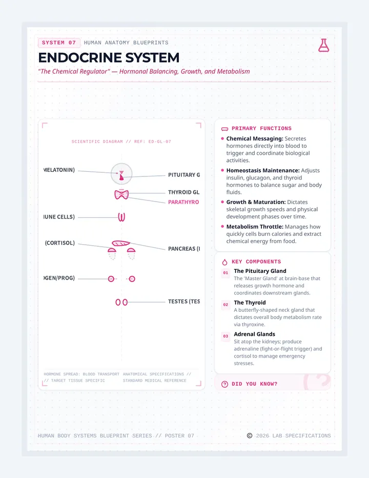 Endocrine System Poster