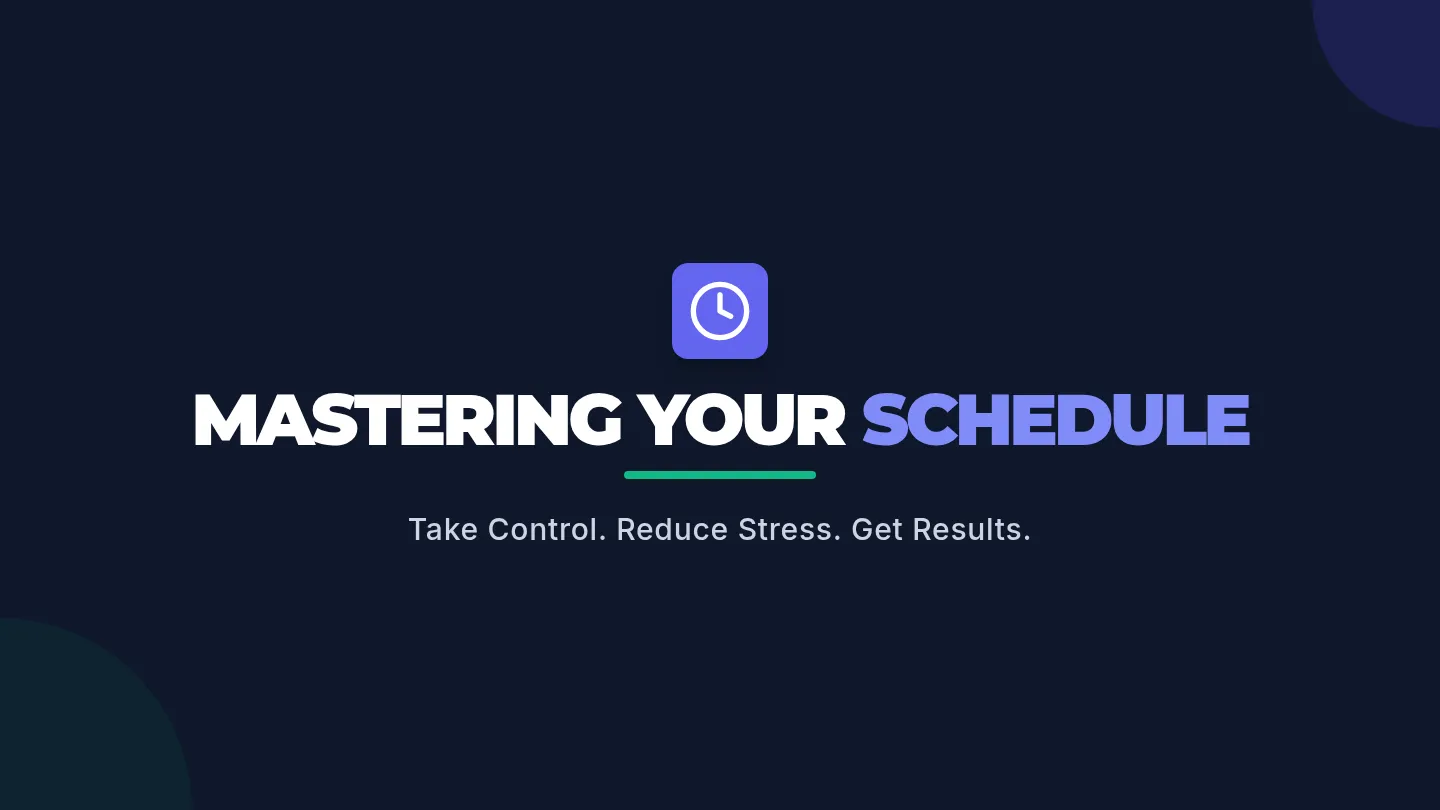 Schedule Shift Slides