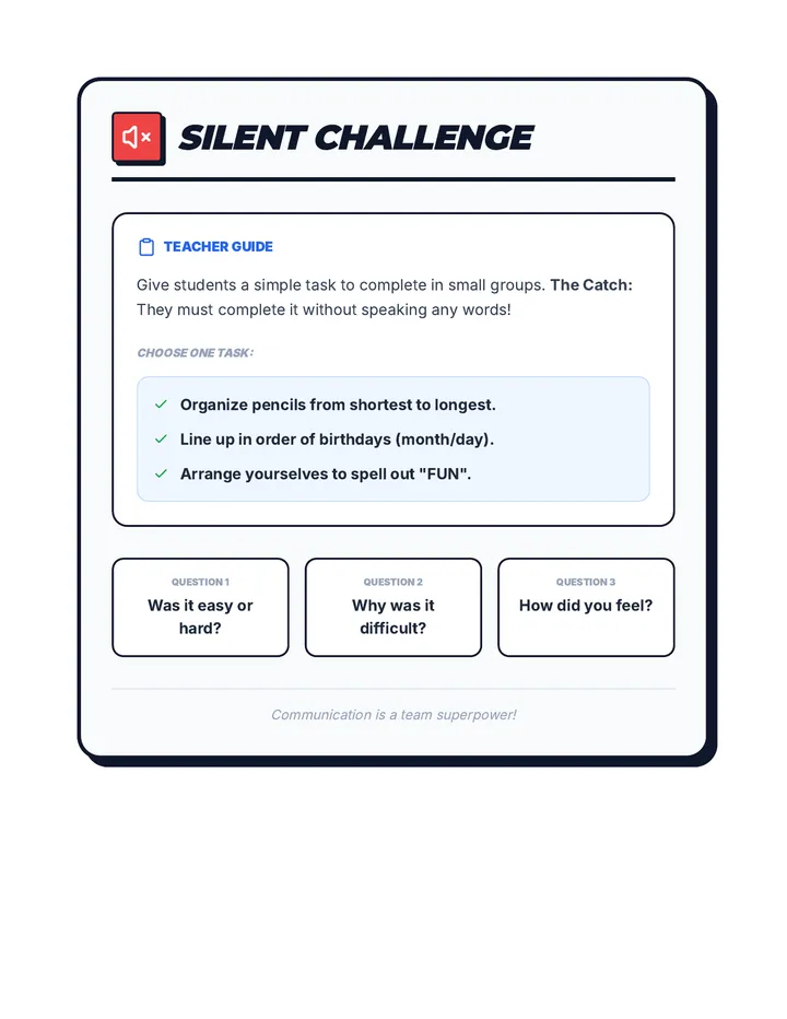 Silent Challenge Warm Up