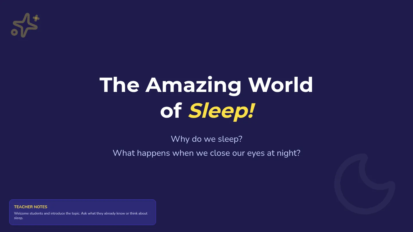 Sleep Clock Challenge Slides
