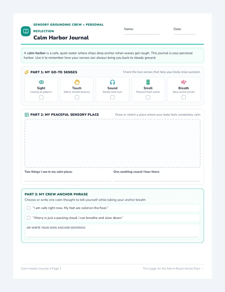 Calm Harbor Journal