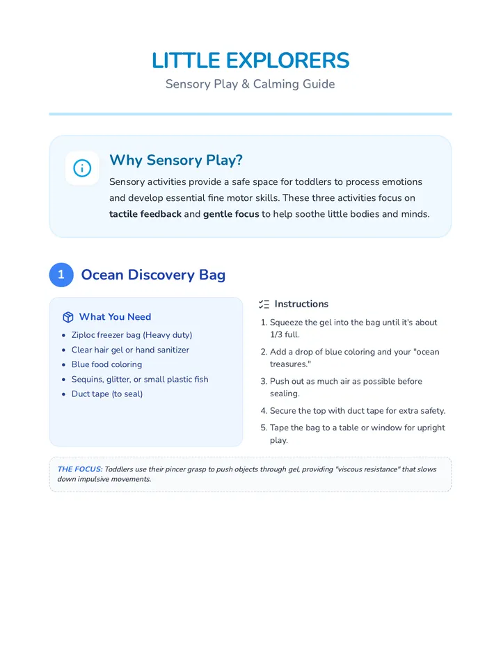 Sensory Play Guide
