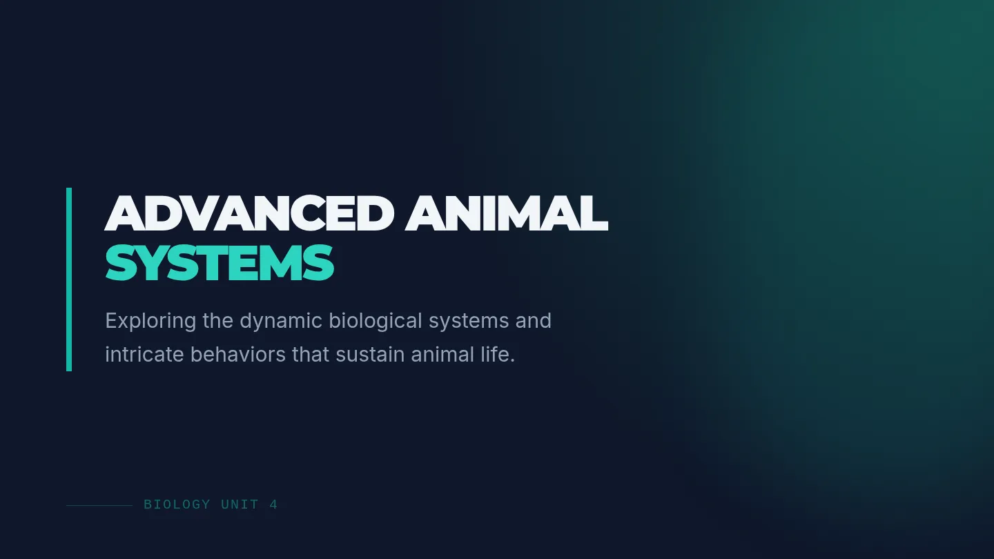 Advanced Animal Systems Presentation