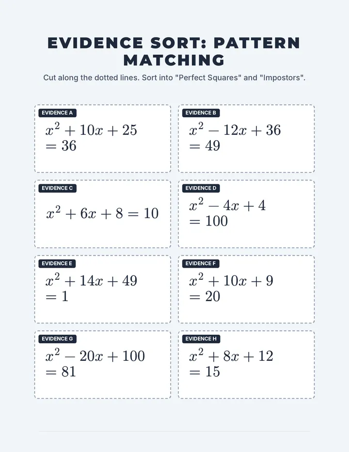 Pattern Matching Cards