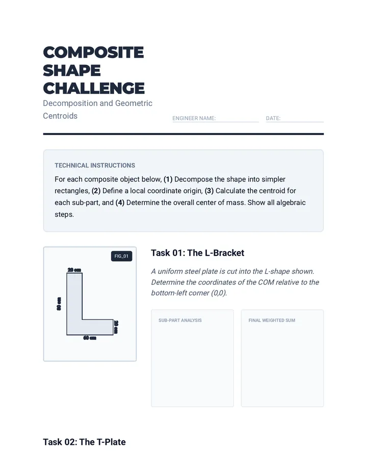 Composite Shape Challenge Activity