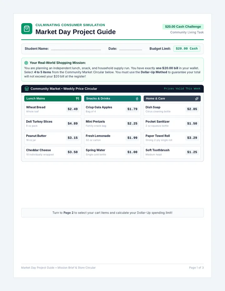 Market Day Project Guide
